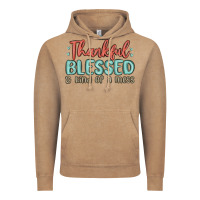 Vintage Coffee thankful blessed and kind of a mess Vintage Hoodie - MaliasSmallBusiness