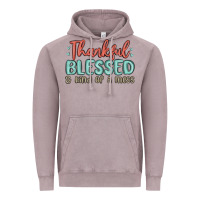 Vintage Zinc thankful blessed and kind of a mess Vintage Hoodie - MaliasSmallBusiness