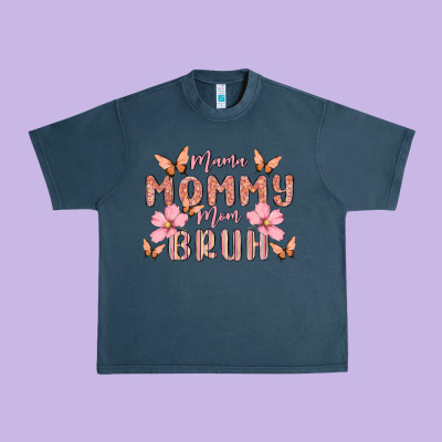 Mama Mommy Mom Bruh Urban Heavy Tee Designed By Maliassmallbusiness