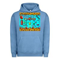 Pigment Pebble Blue Battery Life Of A Teacher Tumbler Urban Hoodie - BundleAndBundleShop
