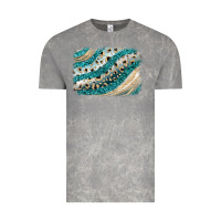 Cloud Rock turquoise glitter background Vintage Tee - JahusDesignShop