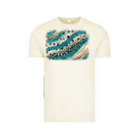 Vintage Arctic turquoise glitter background Vintage Tee - JahusDesignShop