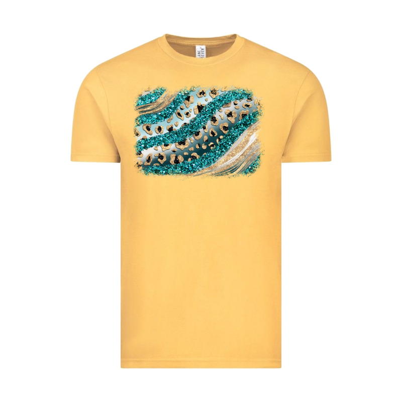 Turquoise Glitter Background Vintage Tee by JahusDesignShop | Teevron