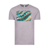 Vintage Zinc turquoise glitter background Vintage Tee - JahusDesignShop