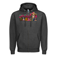 Charcoal Heather Badass Mamacita Zipper Hoodie - texasbilliewilder