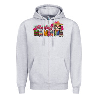 Heather Grey Badass Mamacita Zipper Hoodie - texasbilliewilder