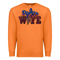Carrot police wife with lightning bolt Premium Sweatshirt - CowGirlArtShop