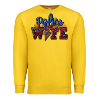 Lemon police wife with lightning bolt Premium Sweatshirt - CowGirlArtShop