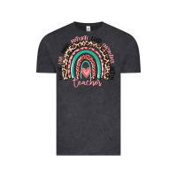 Vintage Black teacher rainbow Vintage Tee - MaliasSmallBusiness