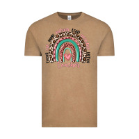 Vintage Coffee teacher rainbow Vintage Tee - MaliasSmallBusiness
