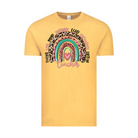 Vintage Mustard teacher rainbow Vintage Tee - MaliasSmallBusiness