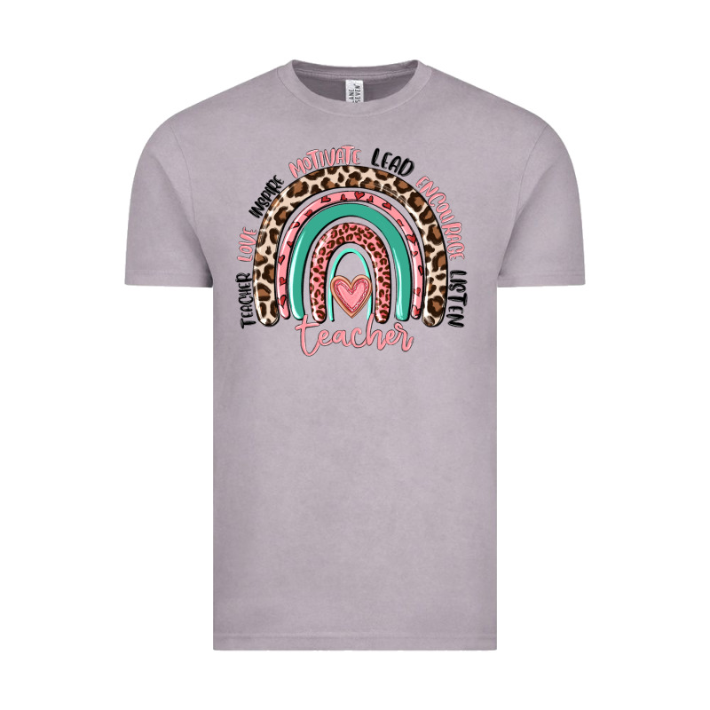 Teacher Rainbow Vintage Tee by MaliasSmallBusiness | Teevron