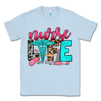 Dusty Blue nurse life Classic Tee - NancyCooperArtShop