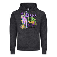 Vintage Black mardi gras jesus fills my cup Vintage Hoodie - MaliasSmallBusiness