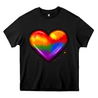 Black pride heart Heavy Core Tee - JahusDesignShop