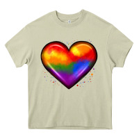 Mossy pride heart Heavy Core Tee - JahusDesignShop