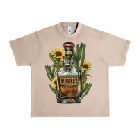 French Oak western whiskey bottle Urban Heavy Tee - NancyCooperArtShop