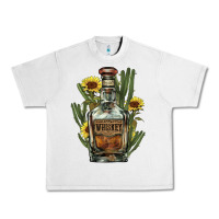 Lunar Rock western whiskey bottle Urban Heavy Tee - NancyCooperArtShop