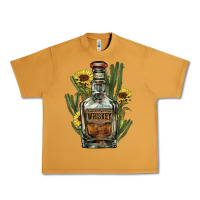 Peanut Butter western whiskey bottle Urban Heavy Tee - NancyCooperArtShop