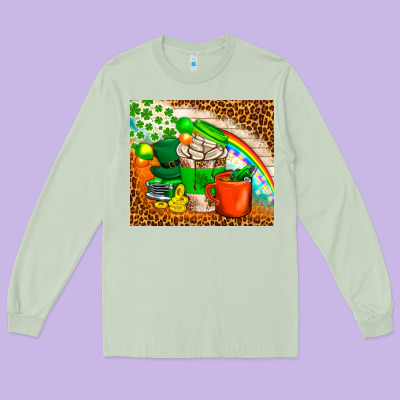 Coffee Cups St Patricks Day Tumbler Long Sleeve Tee Designed By Bundleandbundleshop