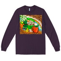 Plum Coffee Cups St Patricks Day Tumbler Long Sleeve Tee - BundleAndBundleShop