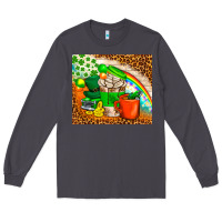 Smoke Coffee Cups St Patricks Day Tumbler Long Sleeve Tee - BundleAndBundleShop