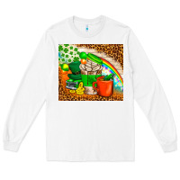 White Coffee Cups St Patricks Day Tumbler Long Sleeve Tee - BundleAndBundleShop