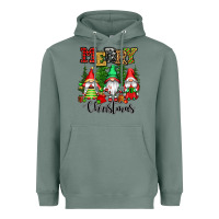 Sage merry christmas gnomes Heavyweight Hoodie - CowGirlArtShop