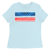 Baby Blue usa ice cream and popsicles Ladies Tee - AdoDesignShop