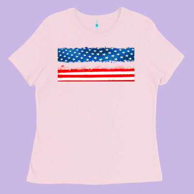 Usa Ice Cream And Popsicles Ladies Tee Designed By Adodesignshop