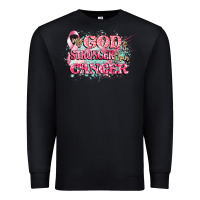 Black my god is stronger than cancer Premium Sweatshirt - CowGirlArtShop