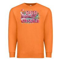 Carrot my god is stronger than cancer Premium Sweatshirt - CowGirlArtShop