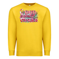 Lemon my god is stronger than cancer Premium Sweatshirt - CowGirlArtShop