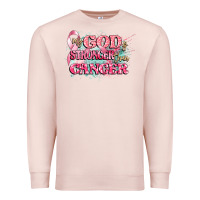 Pale Pink my god is stronger than cancer Premium Sweatshirt - CowGirlArtShop
