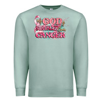 Seafoam my god is stronger than cancer Premium Sweatshirt - CowGirlArtShop