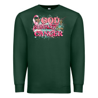 Sports Green my god is stronger than cancer Premium Sweatshirt - CowGirlArtShop