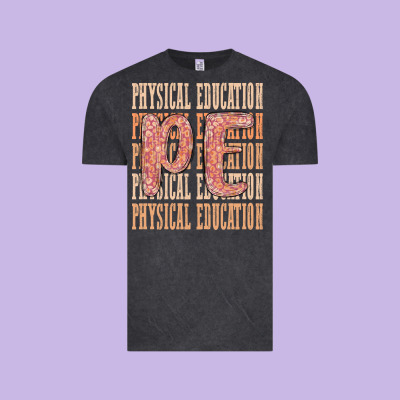 Physical Education Vintage Tee Designed By Maliassmallbusiness