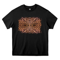 Black Old Western Leopard Frame Heavy Core Tee - Bettercallsaul