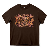Chocolate Brown Old Western Leopard Frame Heavy Core Tee - Bettercallsaul