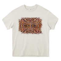Cream Old Western Leopard Frame Heavy Core Tee - Bettercallsaul