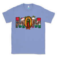 Colony Blue mexican flag our lady of guadalupe mom leopard Classic Tee - JahusDesignShop