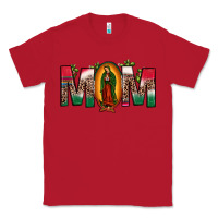 Red mexican flag our lady of guadalupe mom leopard Classic Tee - JahusDesignShop