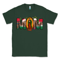 Sports Green mexican flag our lady of guadalupe mom leopard Classic Tee - JahusDesignShop
