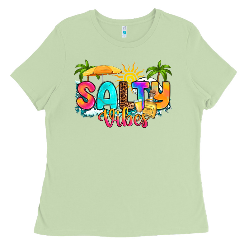 Salty Vibes Ladies Tee by RanaPortraitStore | Teevron