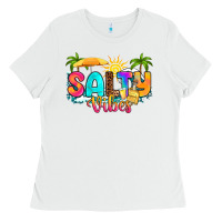 White salty vibes Ladies Tee - RanaPortraitStore