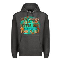 Charcoal Heather give thanks for a little and you will find a lot Premium Hoodie - CowGirlArtShop