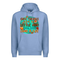 Colony Blue give thanks for a little and you will find a lot Premium Hoodie - CowGirlArtShop