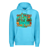 Ocean Blue give thanks for a little and you will find a lot Premium Hoodie - CowGirlArtShop