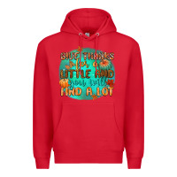 Red give thanks for a little and you will find a lot Premium Hoodie - CowGirlArtShop