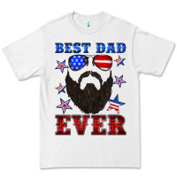 White best dad ever american flag Premium Tee - Artiststas
